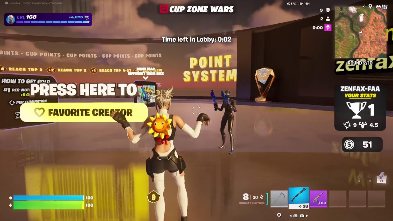 Playing fortnight Reload