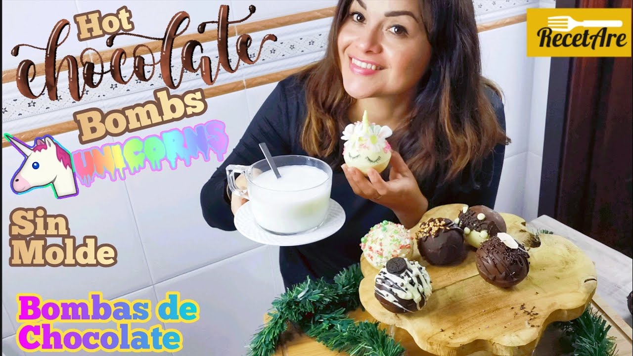 💣COMO HACER BOMBAS DE CHOCOLATE CON Y SIN MOLDE, HOT CHOCOLATE BOMBS FACIL