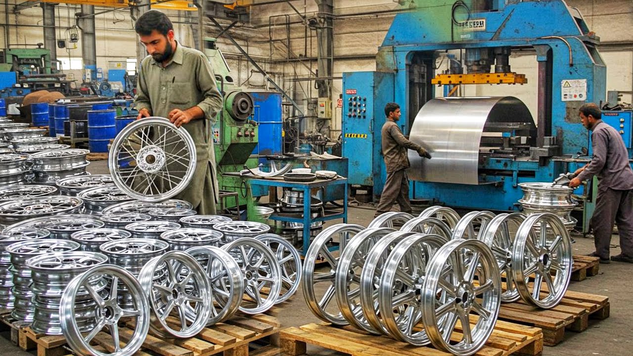 How Motorcycle Wheel Rims are Made | Complete Factory Process