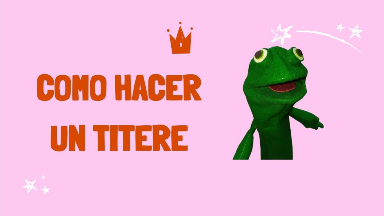 Elaboración de un títere