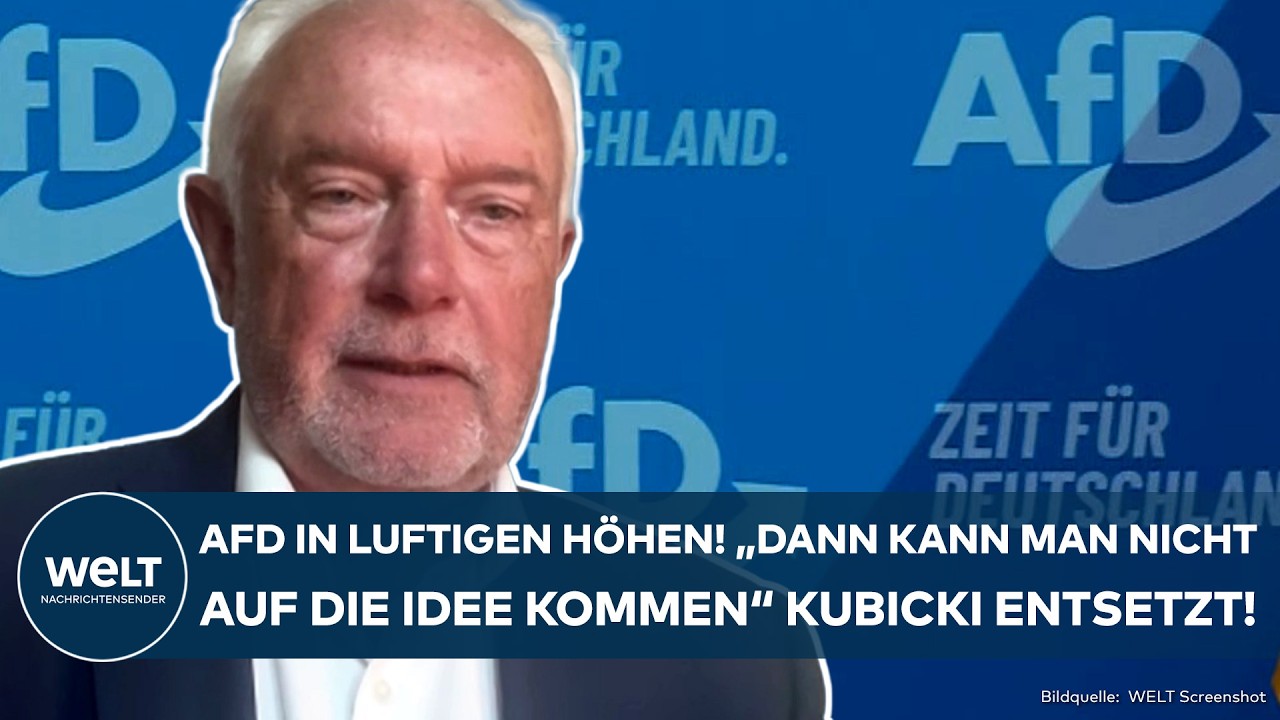 DEUTSCHLAND: AFD in luftigen Höhen! Die Antwort – Weiter so?! Wolfgang Kubicki entsetzt!