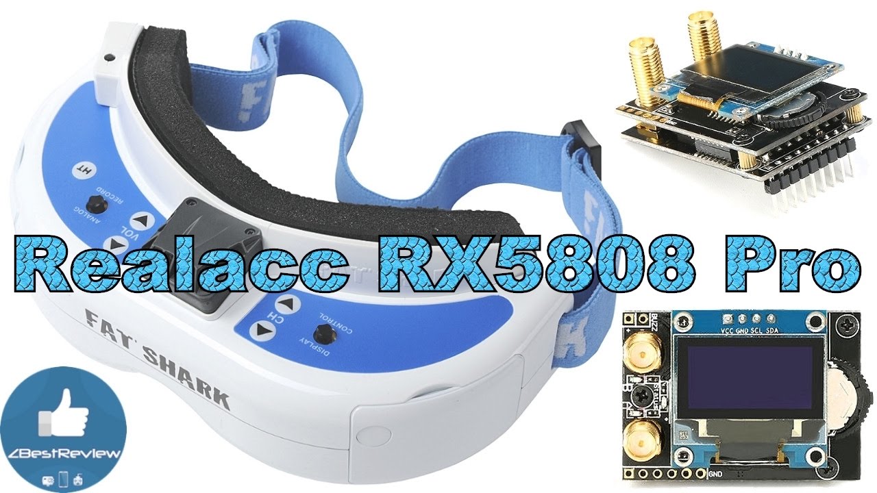✔ Приемник Realacc RX5808 Pro для Очков Fatshark. Banggood