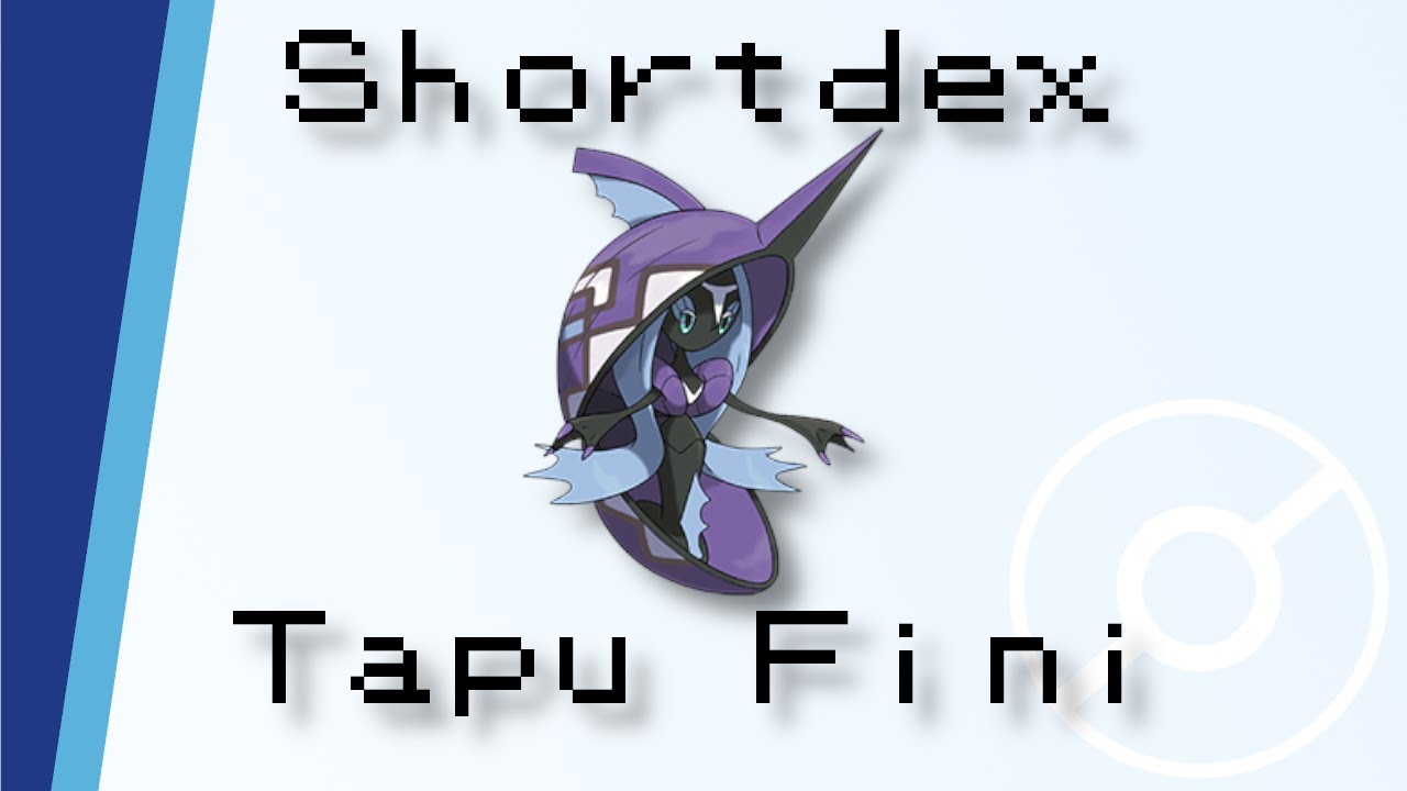 Shortdex VGC: Tapu Fini | Pokemon Sword and Shield Series 9 #Shorts