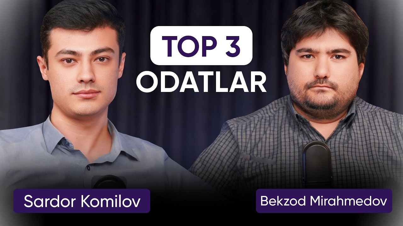Bu odatlar bilan hayotingizni o'zgartiring! | Bekzod Mirahmedov