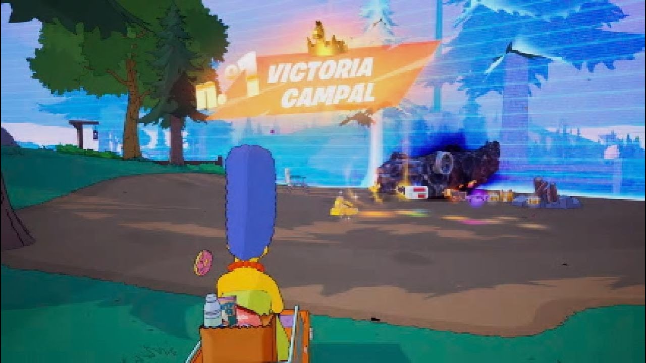 Fartnite - Ahora sí como se debe, bienvenida la mini temporada amarilla con Marge Simpson