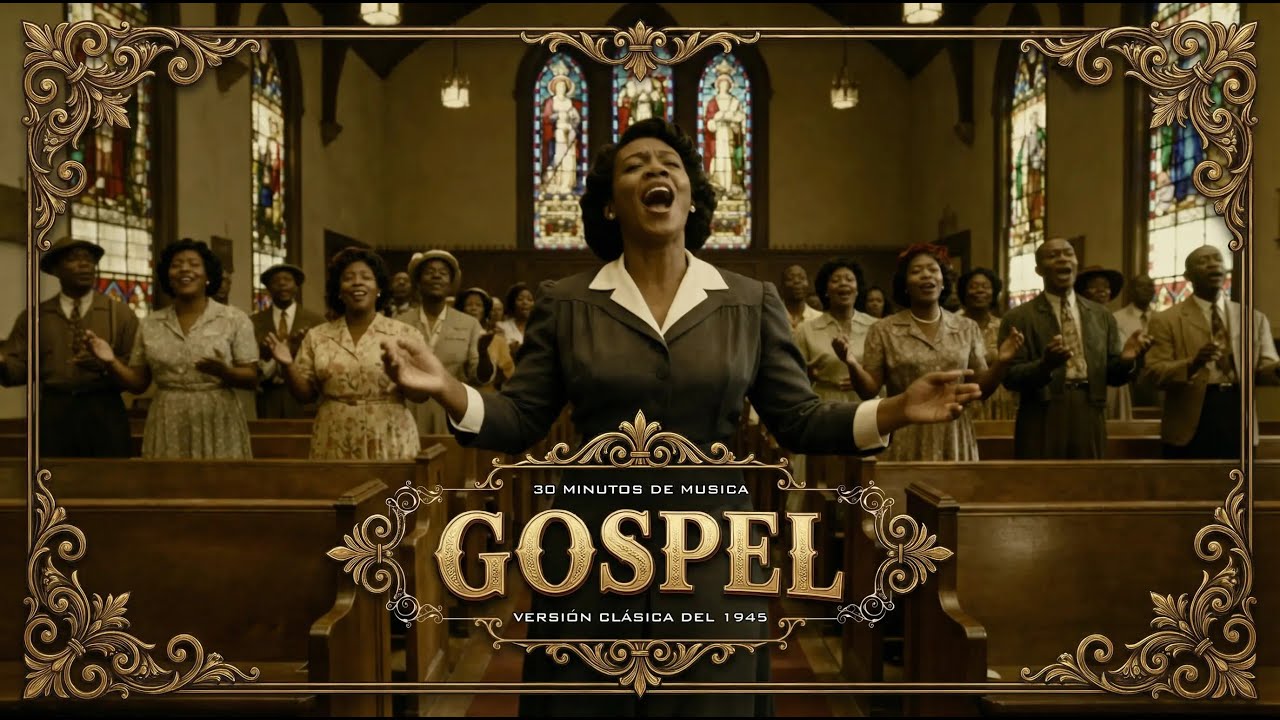 Gospel Clásico 1945’s | 30 Minutos de Alabanza y Gloria a Dios