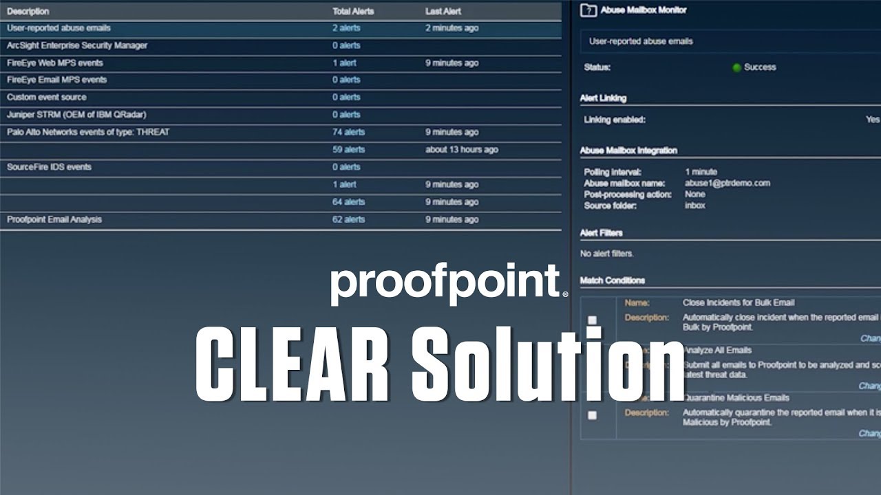 Proofpoint Closed-Loop Email Analysis and Response (CLEAR) Demo
