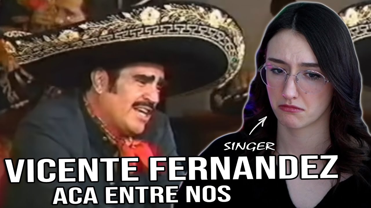 So Much Sorrow I Vicente Fernandez - Aca Entre Nos I Singer Reacts I
