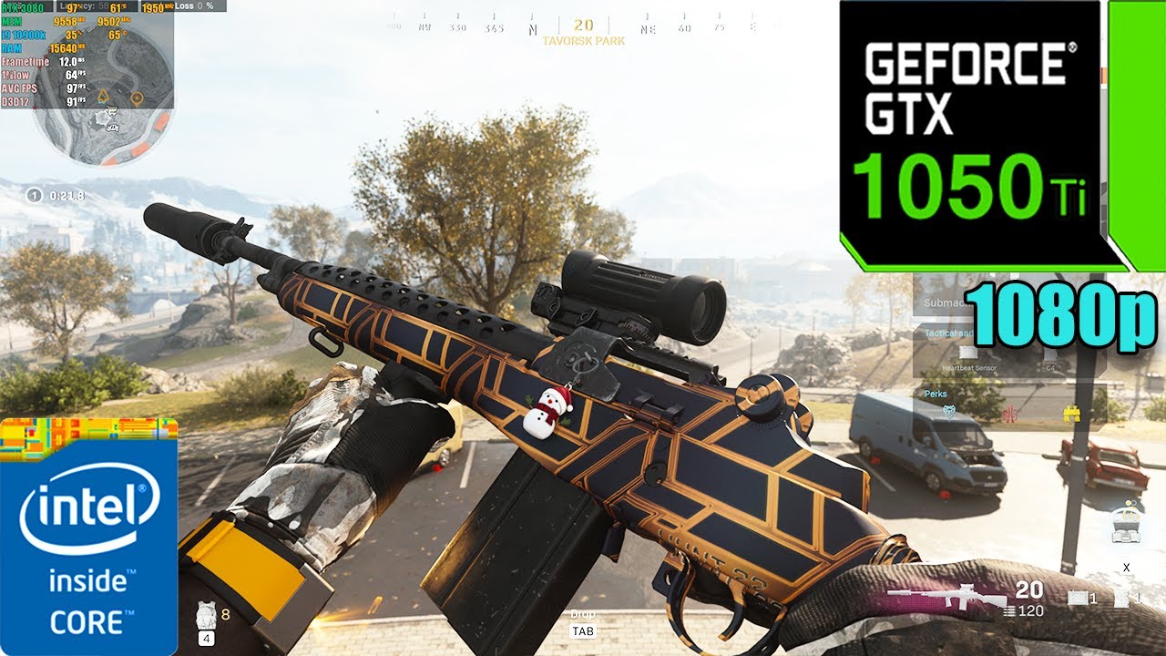 Call of Duty : Warzone Battle Royale | GTX 1050 Ti 4GB + i9 10900K