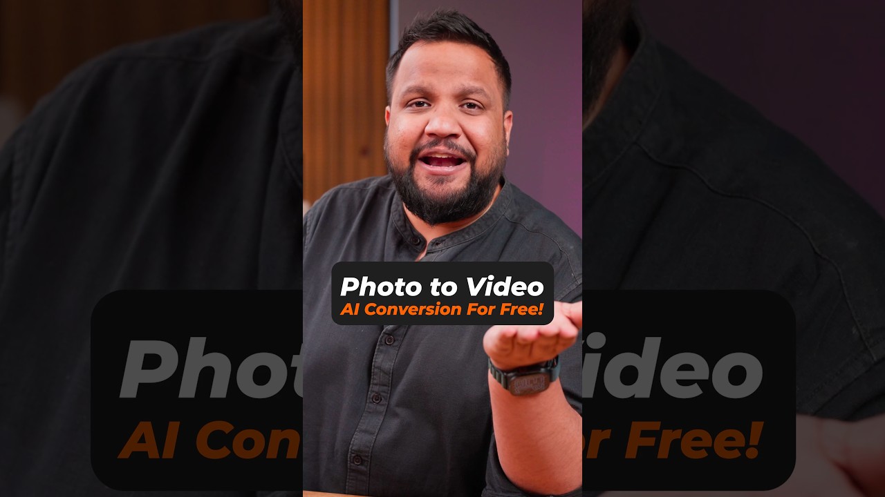 AI Photo to Video Converter For Free! #shorts