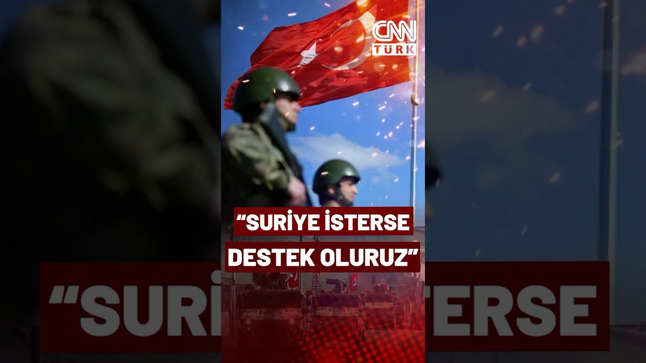 MSB'den YPG Konusunda Suriye'ye Destek Mesajı! 