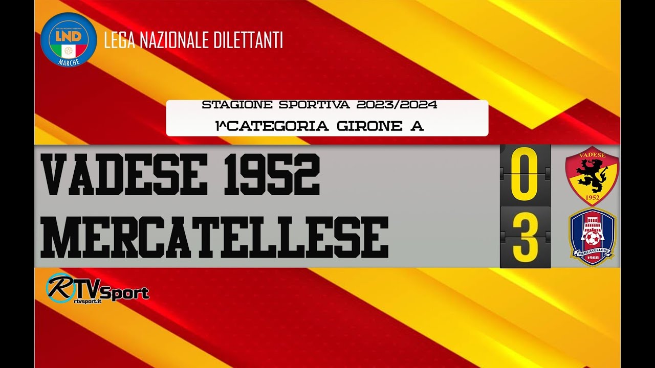 VADESE 0-3 MERCATELLESE