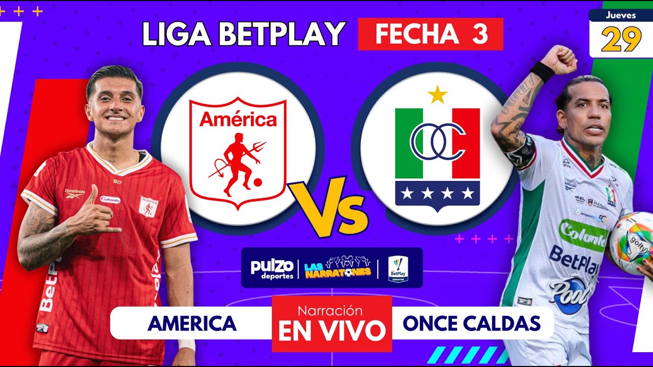 EN VIVO | América de Cali vs Once Caldas | Fecha 3 Liga BetPlay 2026| Pulzo Deportes