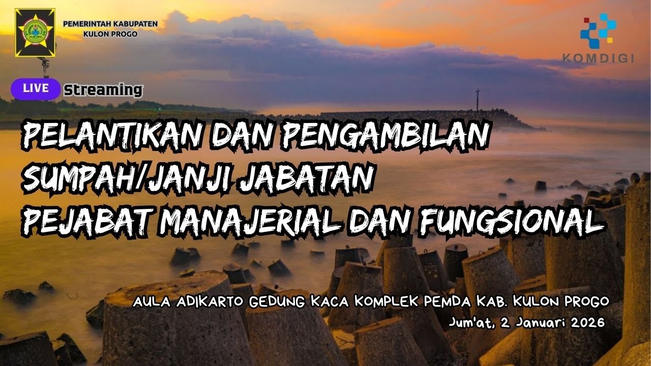 Pelantikan dan Pengambilan Sumpah/Janji Jabatan Pejabat Manajerial dan Fungsional