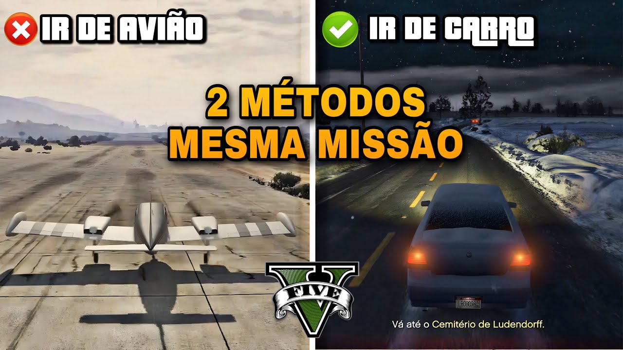 9 MISS&Otilde;ES do GTA 5 que voc&ecirc; JOGOU DA MANEIRA ERRADA! PT-2