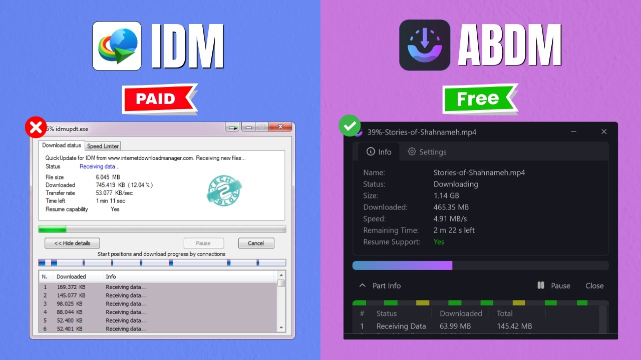 I Replaced IDM with This FREE Download Manager! (AB Download Manager)