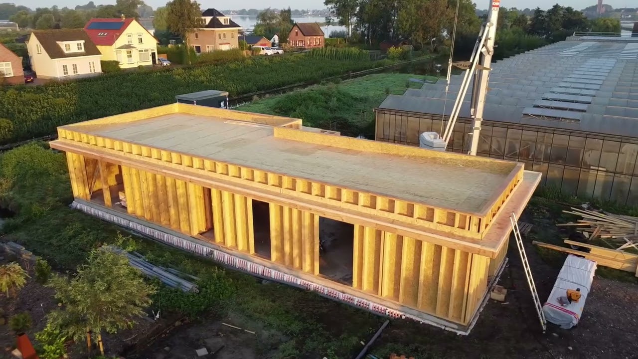 Bouwen complete passief woning te Ter Aar met biobased materialen