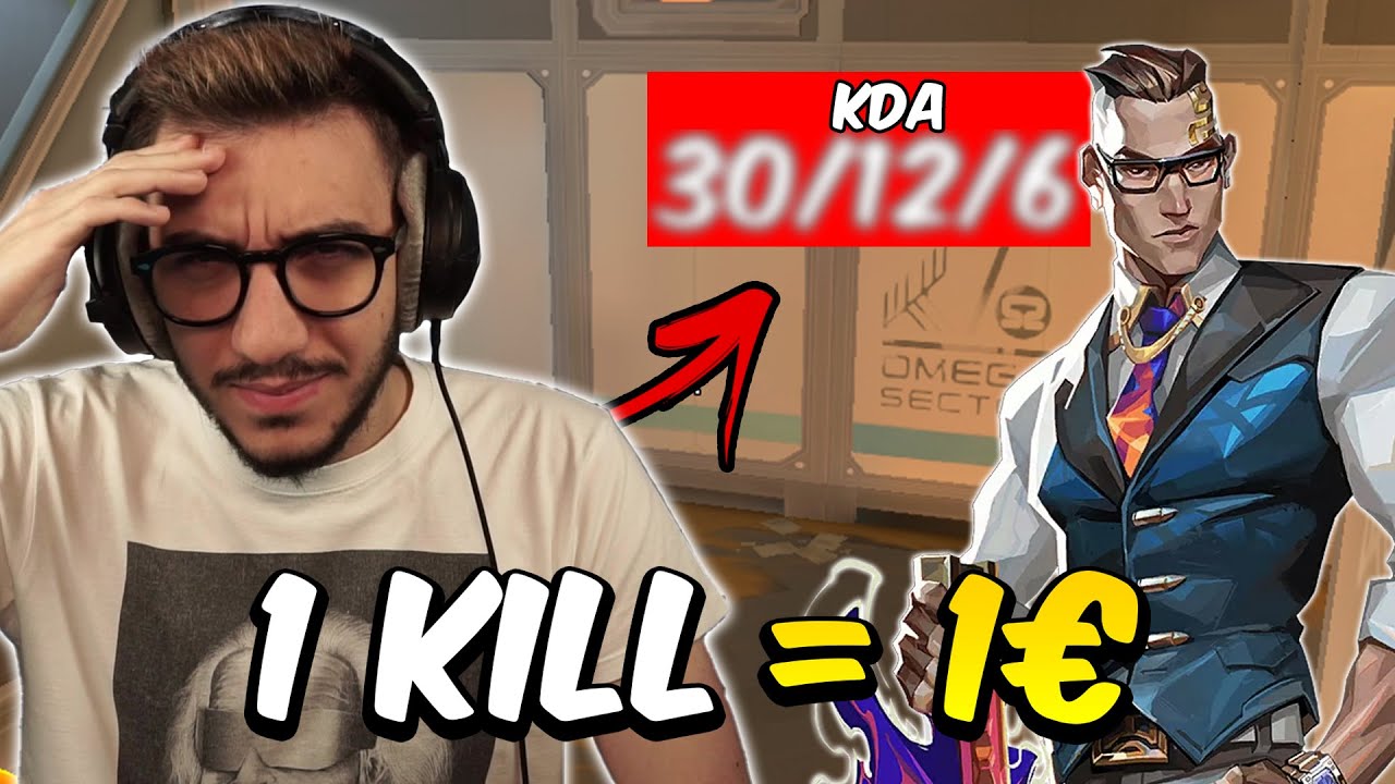 Do 1€ per OGNI KILL in RANKED ad un ABBONATO della mia CHAT | VALORANT ITA