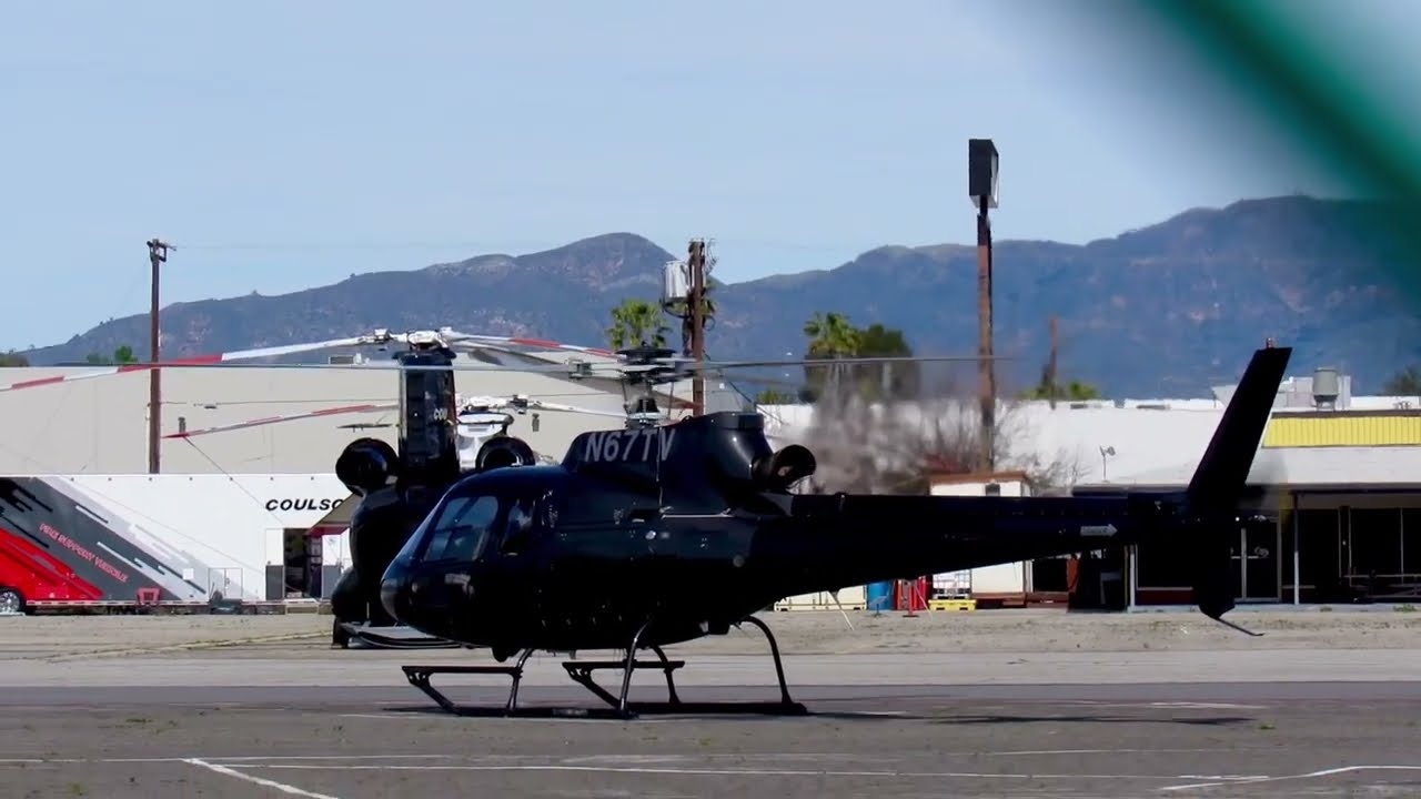 Start and Takeoff of Eurocopter AS 350 B2!!!