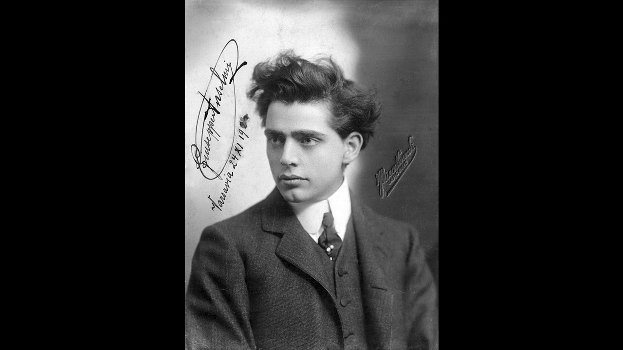 Giuseppe Anselmi (tenor) - O paradiso ('L'Africana' - Meyerbeer) (1913)