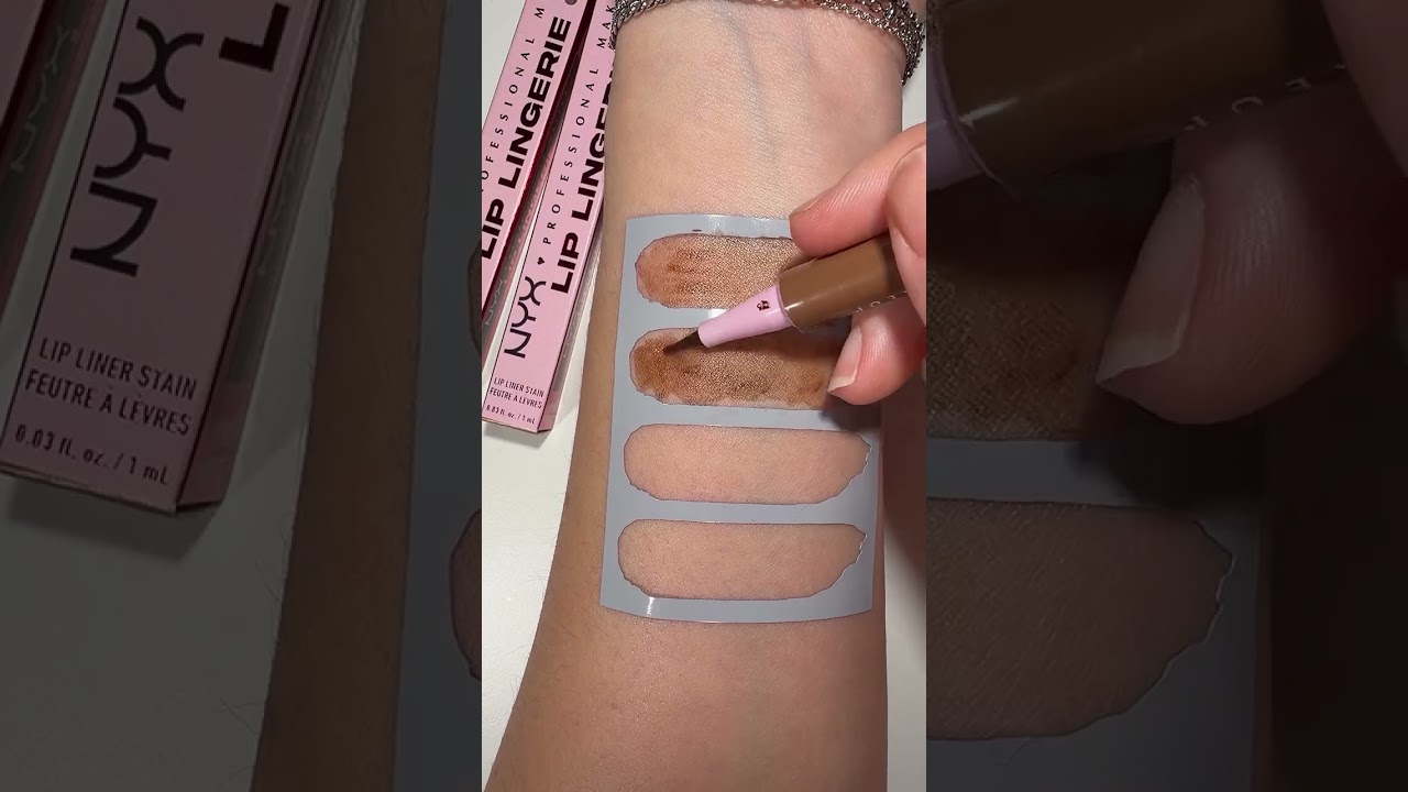 Obsessed with these lip lingerie stains from nyxcosmetics_uk *gifted*   