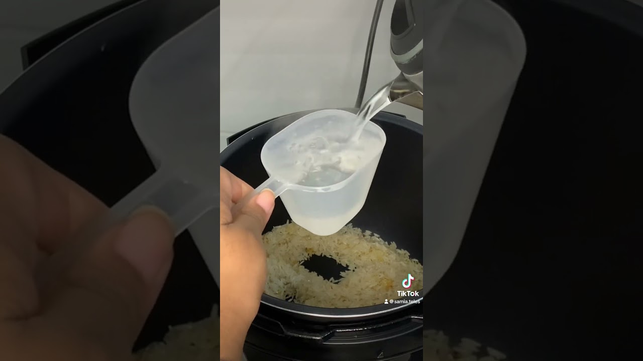 Arroz na panela de pressão elétrica #midea