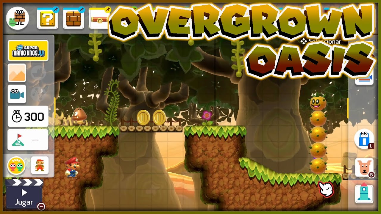 Overgrown Oasis Theme in Super Mario Maker 2