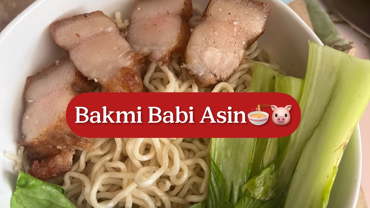 Resep Bakmi Babi Asin😋🐷🍜
