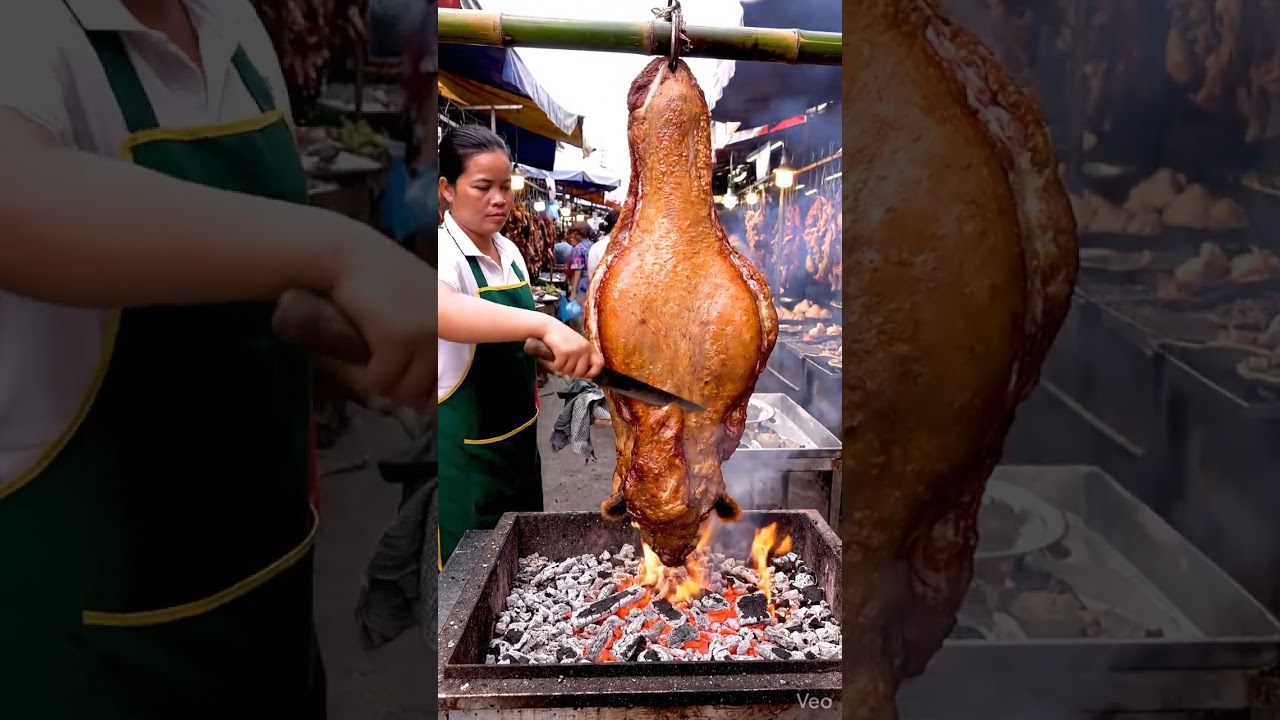 Traditional Food Culture on the Streets #bbqmeat #food #streetfoodrecipes #shortvideo