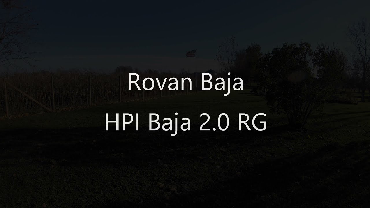 Rovan Baja and HPI Baja with reverse gear warm up in the garden