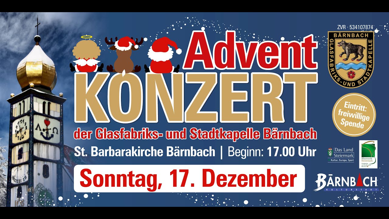 A CHRISTMAS OVERTURE - Roland Kernen - Glasfabriks- und Stadtkapelle Bärnbach