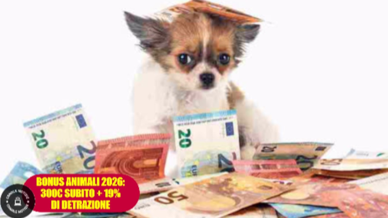 Bonus animali domestici 2026: fino a 300€ di rimborso + detrazione 19% sulle spese veterinarie