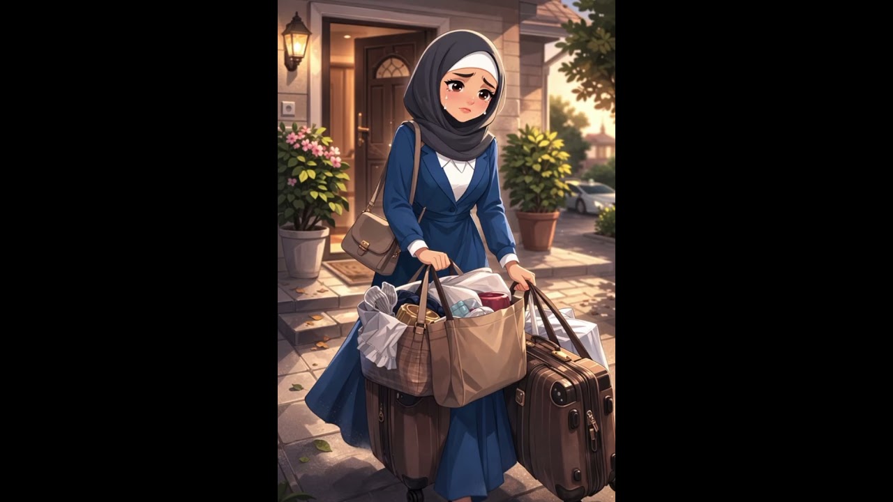 جلست وحيدة والهمّ يثقل قلبها بعد أن حاولوا أخذ ذهبها منه💔