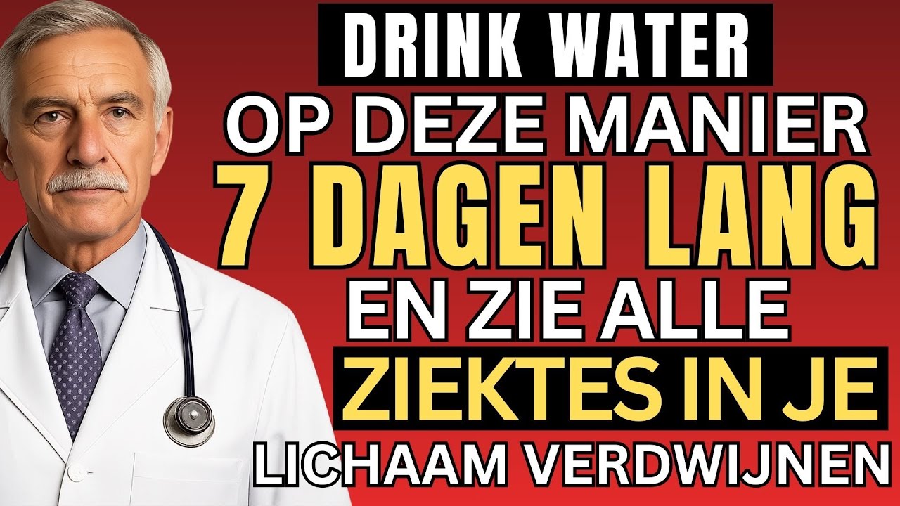 Japanse Arts: Zo Drinken Wij Water om Ernstige Gezondheidsproblemen te Behandelen 💧🇯🇵