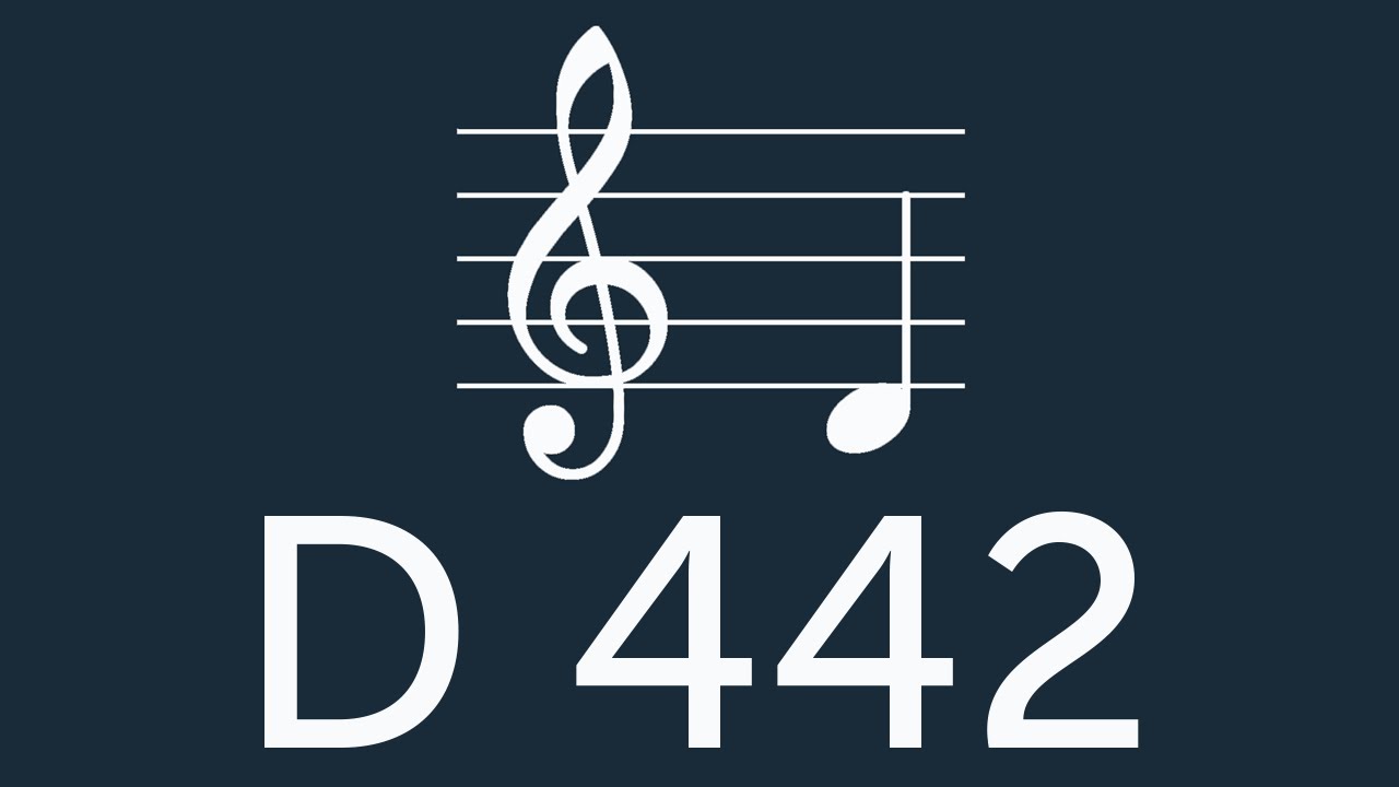 D 442 Tuning Note (10 minutes)
