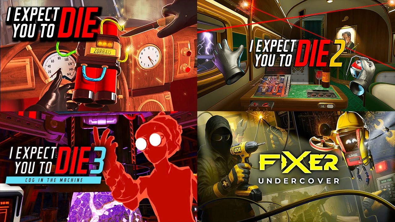 I Expect You To Die 1, 2 & 3 | Fixer Undercover | Full Game Walkthrough | No Commentary