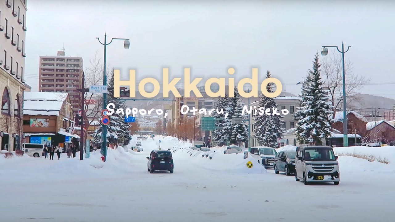 Life in Japan Vlog | Strolling Around Sapporo, Otaru & Niseko! Powder Snow & Ski Adventures