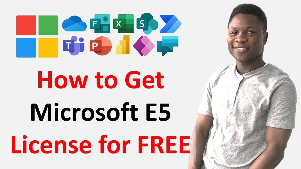How to Get Microsoft E5 License for FREE | 1 Year FREE License