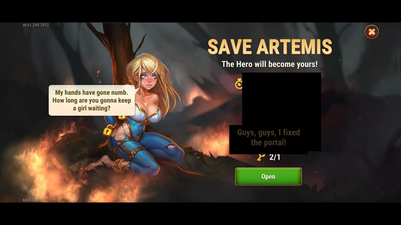 HERO WARS//SAVE ARTEMIS,help Wanted
