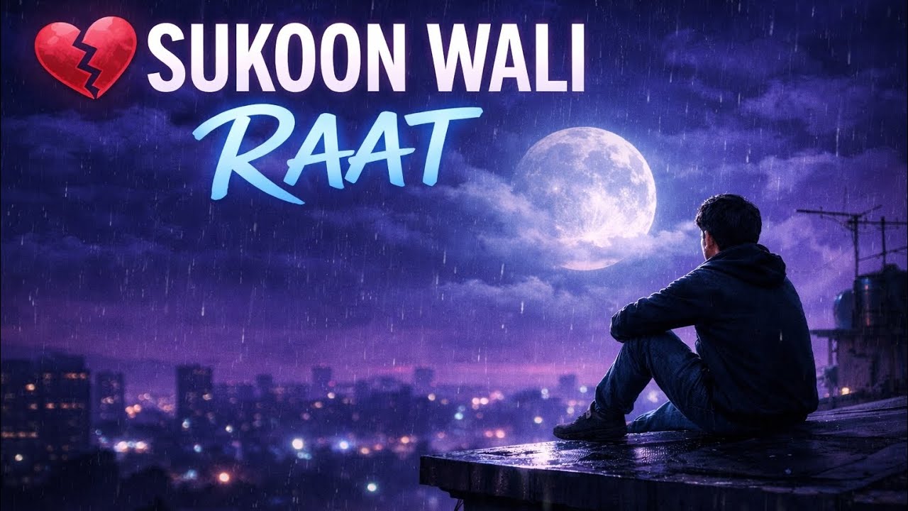 Teri Yaadon Mein Sukoon 💔 Sad Hindi LoFi Song | Broken Raat | Slow & Reverb Love Song