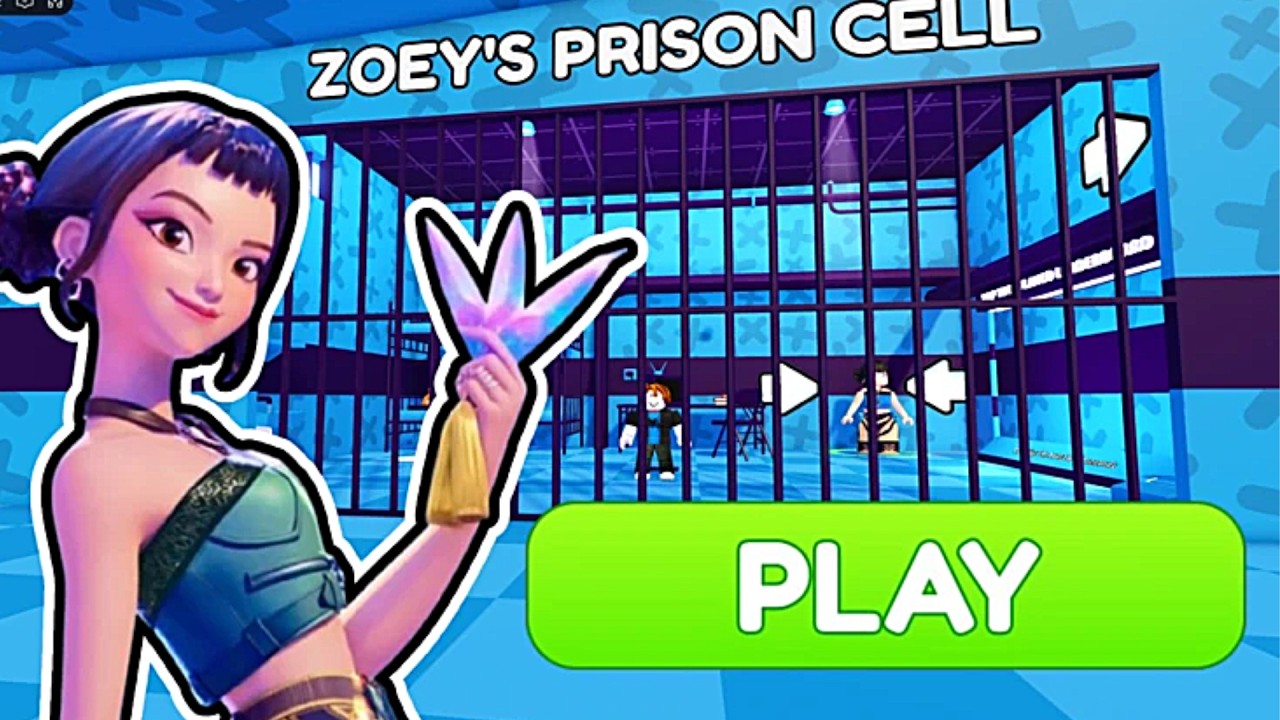 I Completed Zoey's Prision Run Without Dying | Obby Roblox | 4K
