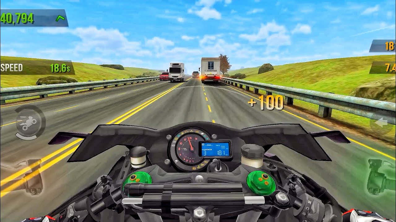Traffic Rider - Racing #132 ( Black Colour BIKE Ful Speed & Ful Wheeling In HIGHWAY💯🤩💥 ) GAMEPLAY! 