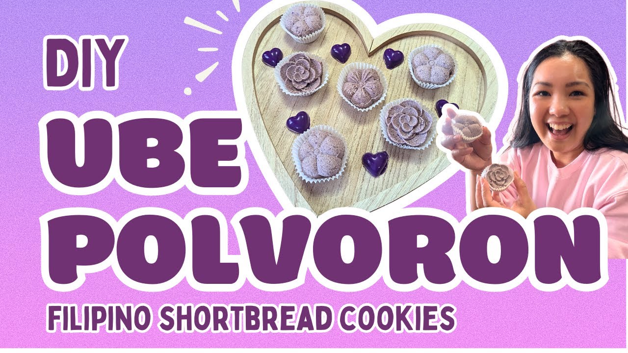 DIY Ube Polvoron | No-Bake FIlipino Shortbread