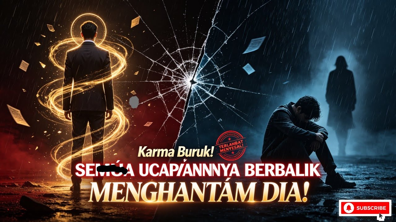 Karma Buruk! Apa Yang Kau Ucapkan Dulu, Kini Menjadi Karma Bagi Dia Yang Menyakitimu