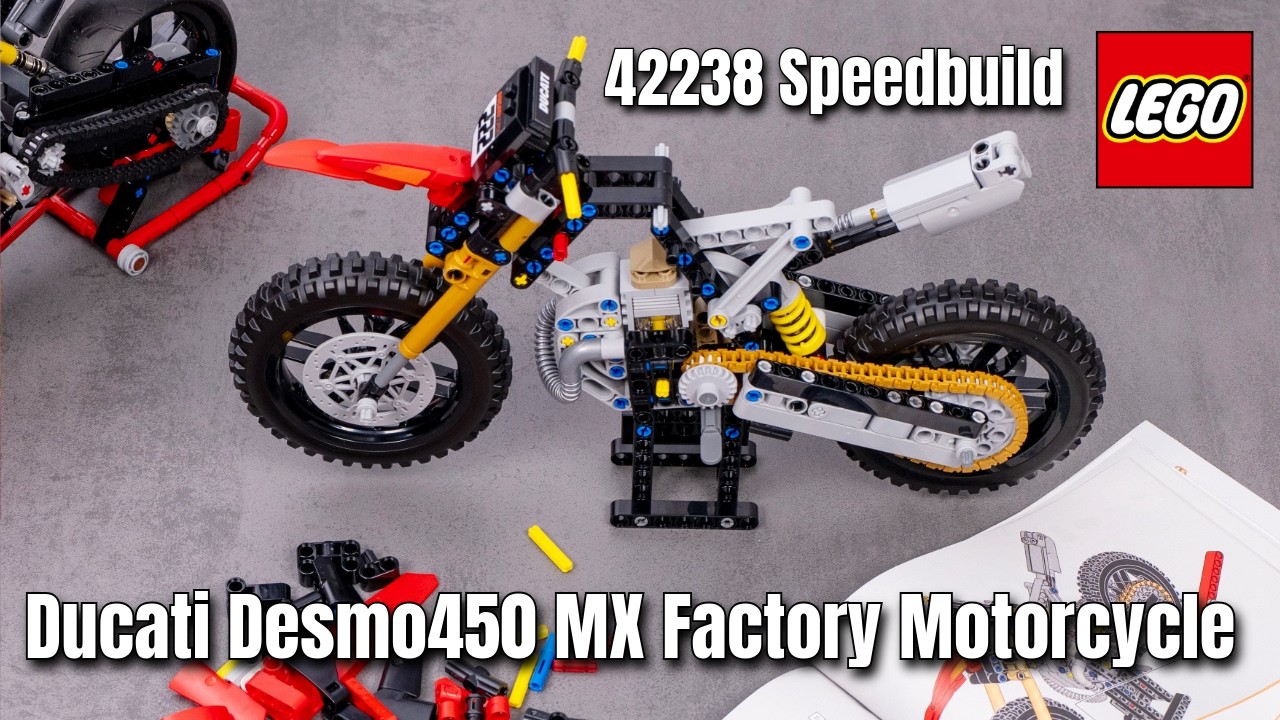 LEGO 42238 Speedbuild | LEGO Ducati Desmo450 MX Factory Motorcycle | Timelapse LEGO Technic 2026