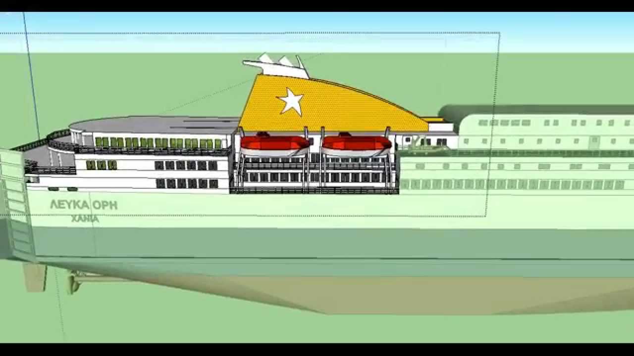 Converting A Ferry in SketchUp
