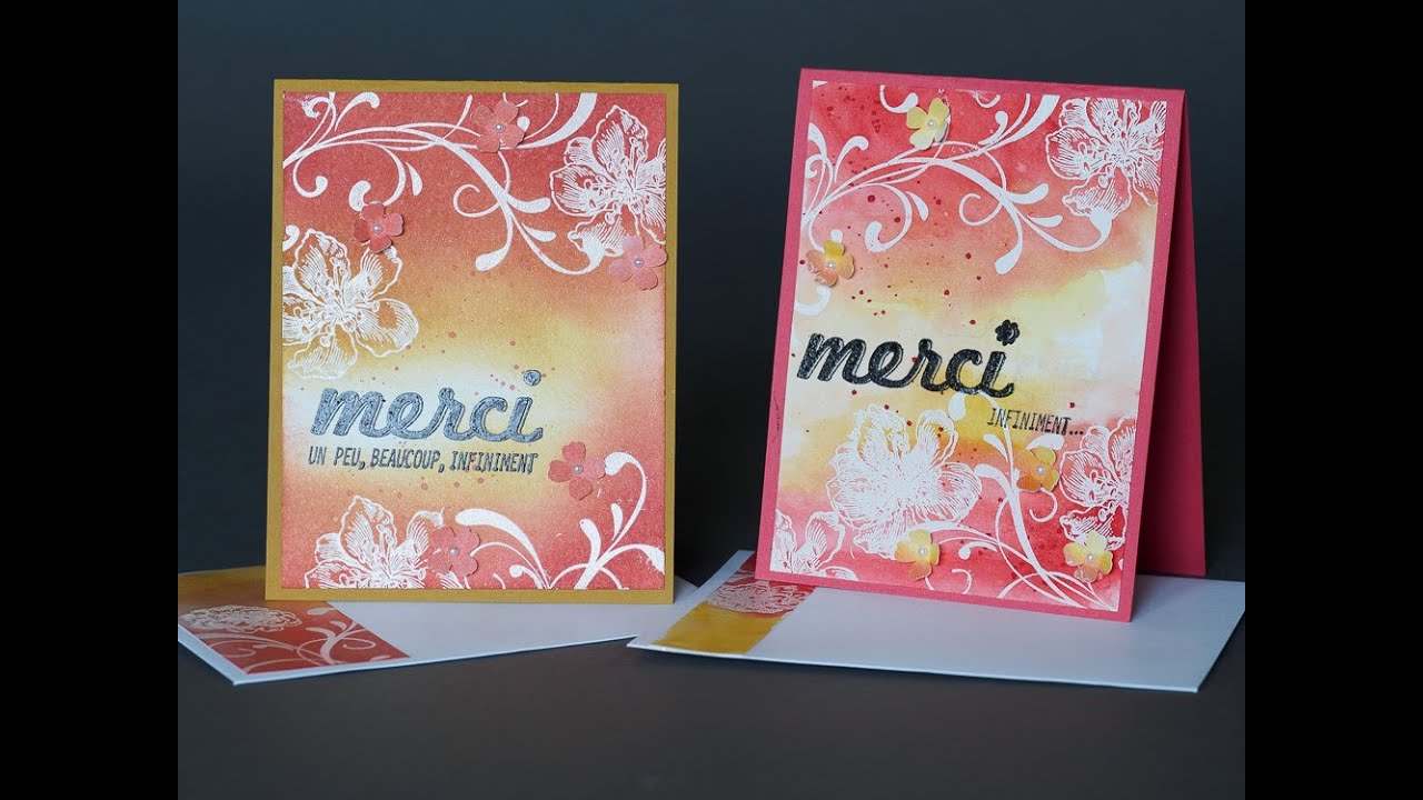 Deux techniques d'encrage superbes Stampin' Up!
