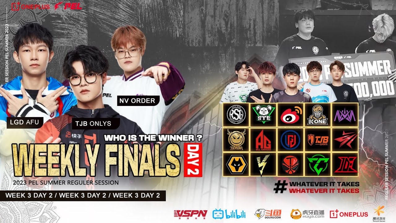 [LIVE] 2023 PEL SUMMER WEEK 3 DAY 2 - WEEKLY FINALS