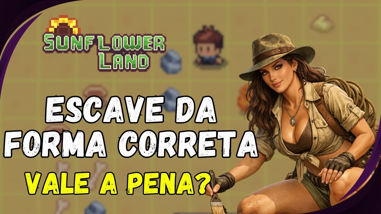 COMO FUNCIONA O CAÇA AO TESOURO EM SUNFLOWER LAND