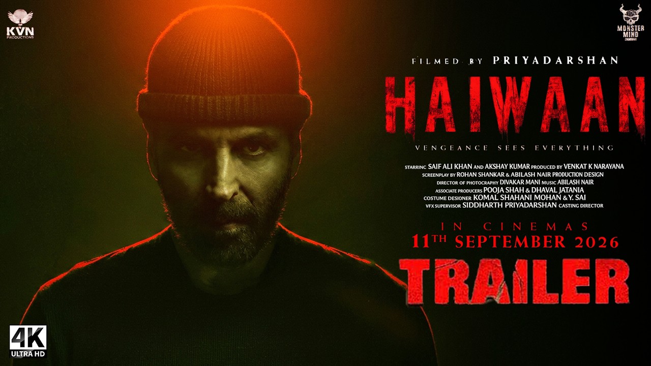 HAIWAAN - Hindi Trailer | Akshay Kumar | Saif Ali Khan | Boman Irani| | Priyadarshan | In 2026